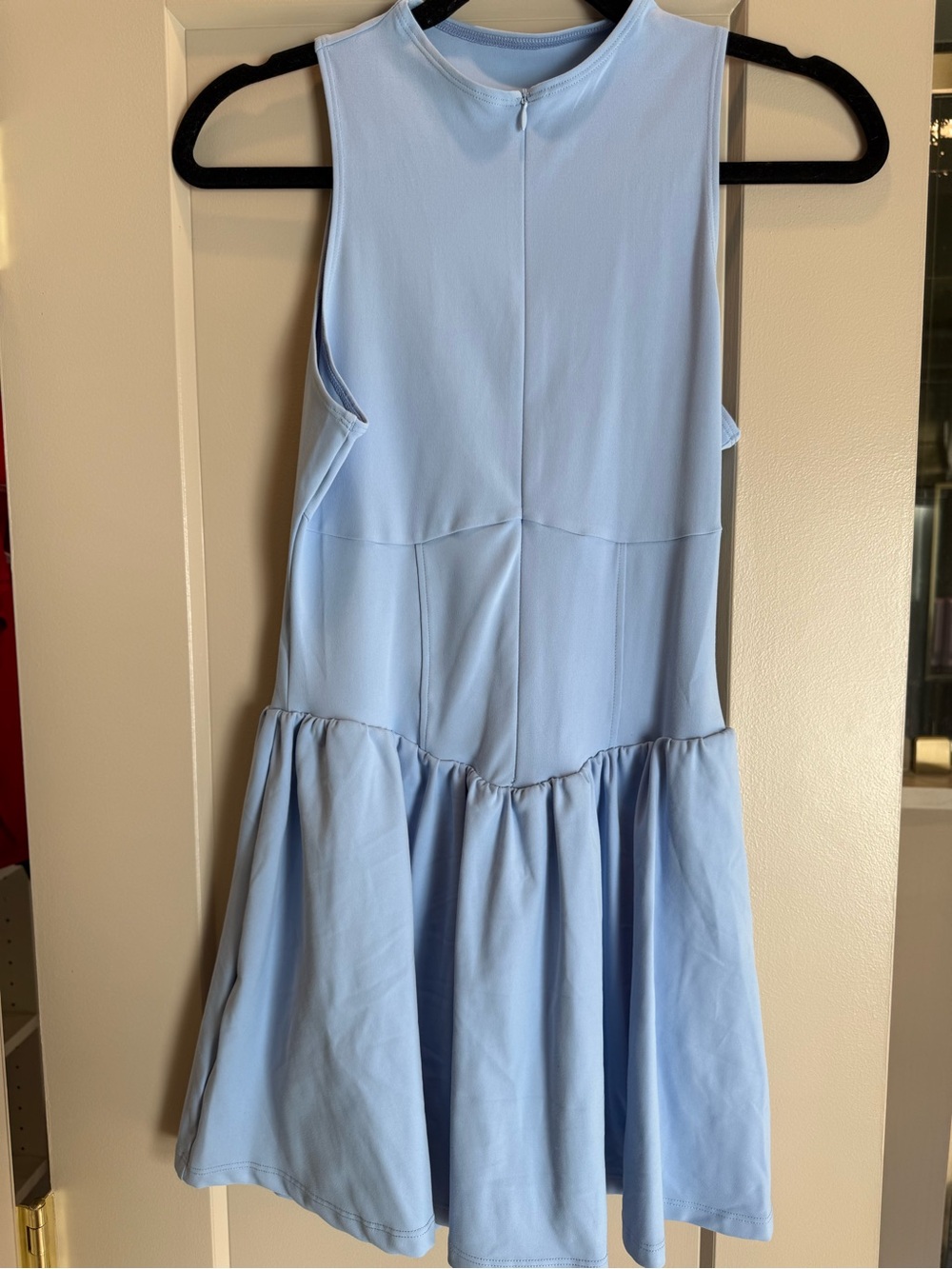 Light Blue Sleeveless Tennis Dress